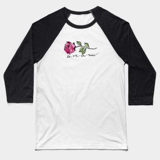 La Vie En Rose Pink Baseball T-Shirt